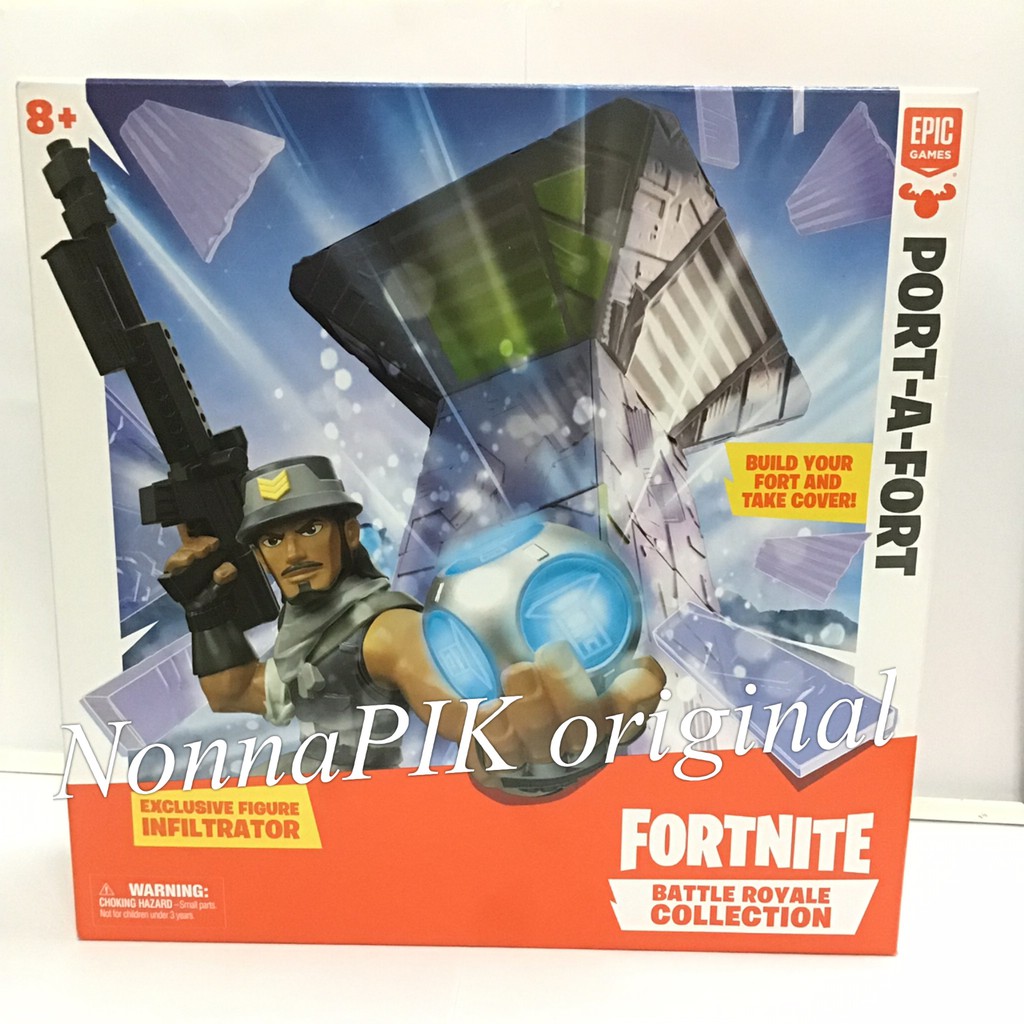 Fortnite Battle Royale Collection Portafort Display Set Original High Quality Kinvil Toys