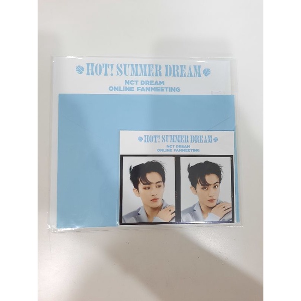 AR TICKET MARK JENO, FILM SET MARK NCT DREAM MD HOT SUMMER BEYOND LIVE SEALED