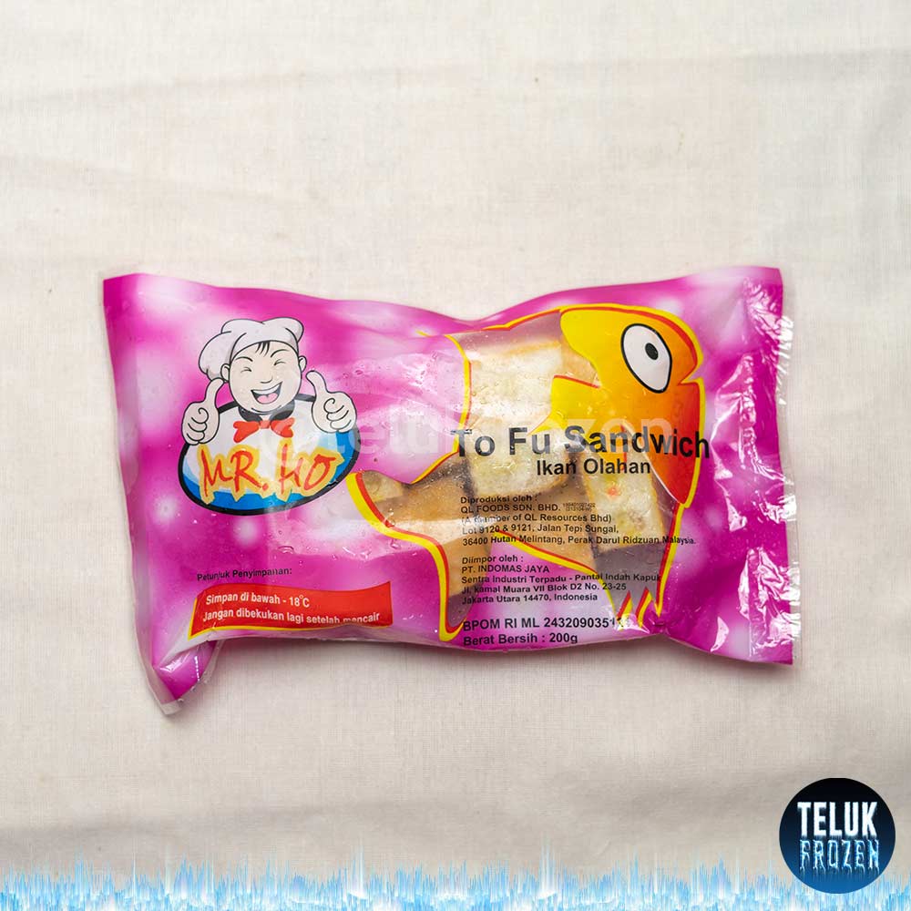 

to fu sandwich mr ho 200gr tofu ikan olahan frozen 200 gram tahu enak frozen food shabu shabu