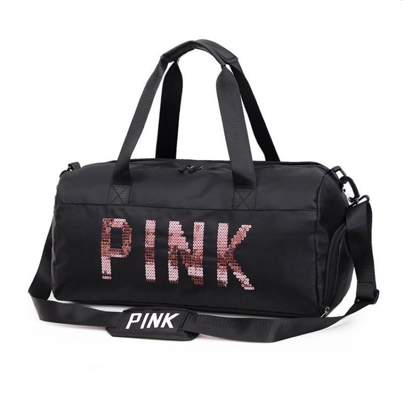 TAS GYM BLACKPINK TAS FITNES TRAVEL ANTI AIR Sport Gym Bag TAS OLAHRAGA Besar BIG KPOP JUMBO XL