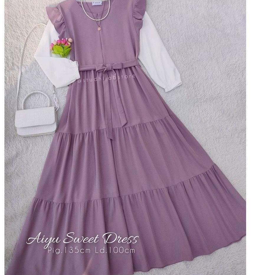 (HOT SALE) Aiyu Sweet Dress/Pakaian Wanita/Dress/korea Style