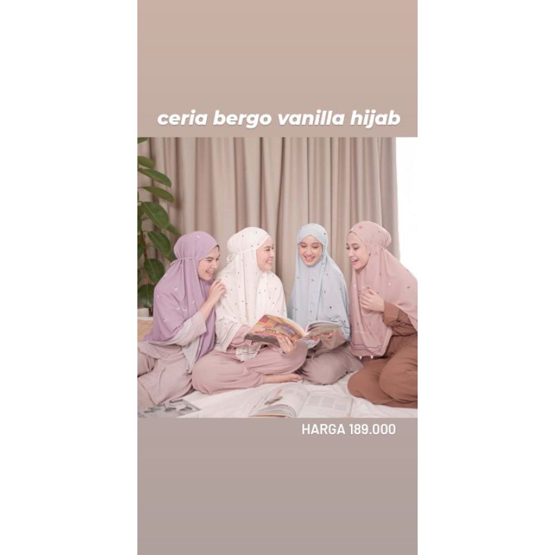 ceria bergo vanilla hijab