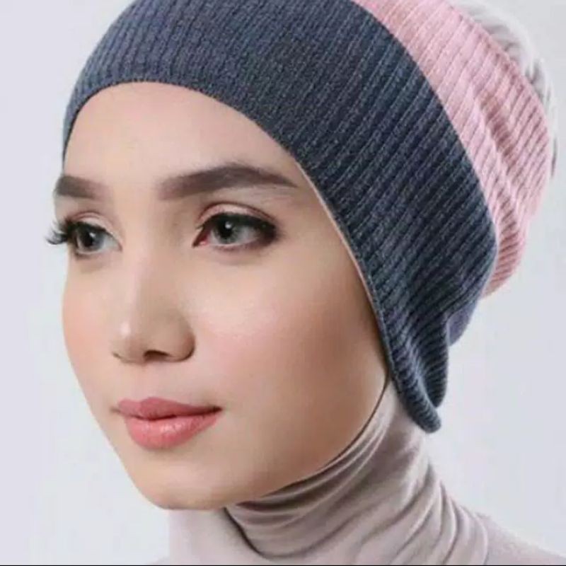 INNER RAJUT PREMIUM  / BANDANA RAJUT  PREMIUM MOTIF SALUR