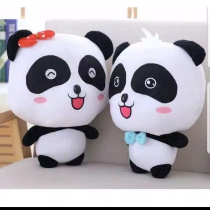 ⭐trending mainan unik boneka Boneka baby bus panda | baby panda cute - Biru