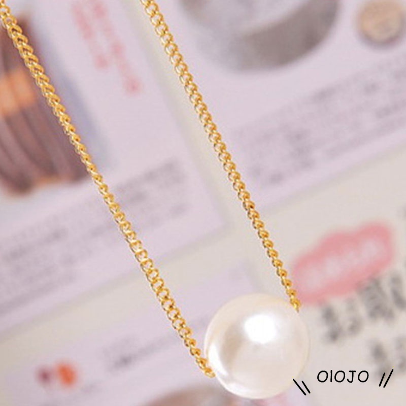 Kalung Mutiara Manis Sederhana Untuk Perhiasan Wanita - Ol