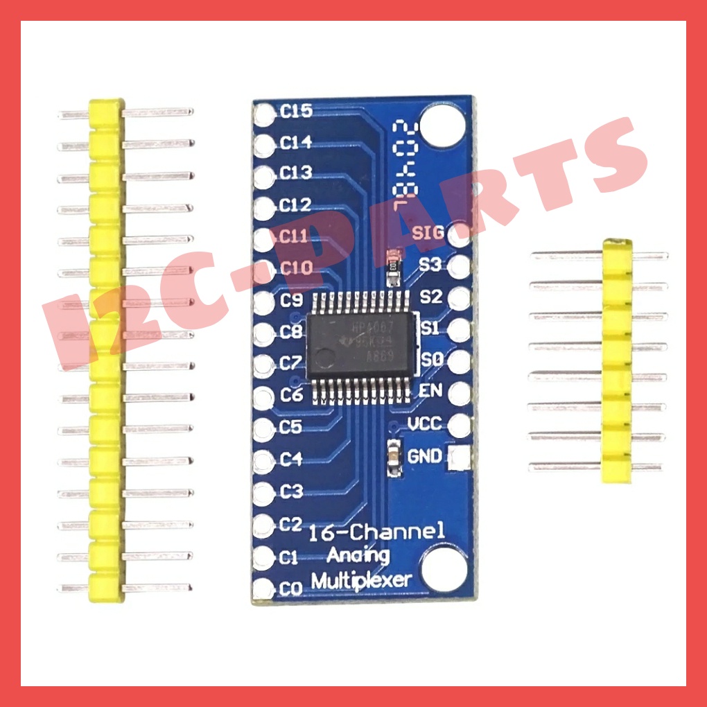 CD74HC4067 16-Channel Analog Digital Multiplexer Module 16 Ch Arduino