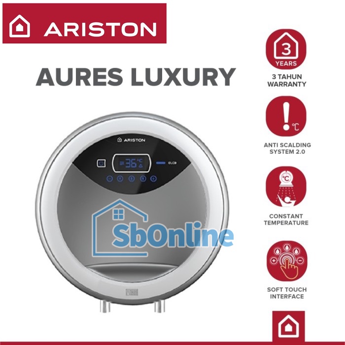 ARISTON Electric Water Heater Instant - AURES LUXURY