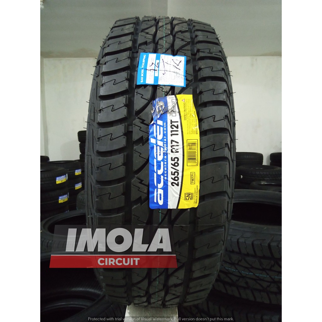 Ban mobil AT 265/65 R17 Accelera Omikron A/T 265 65 Ring 17 Fortuner