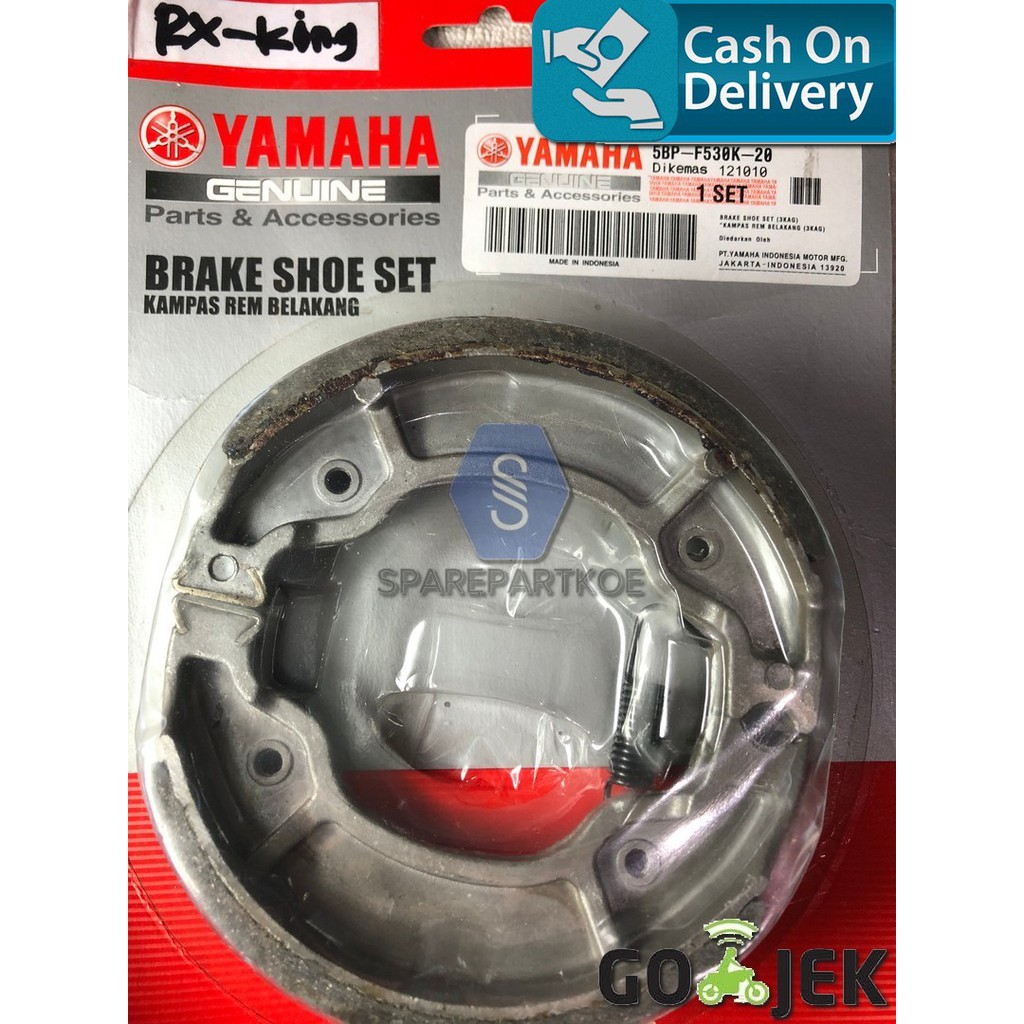 Kampas Rem Belakang Tromol Yamaha RX King Scorpio Vixion Byson RX2 5BP-1
