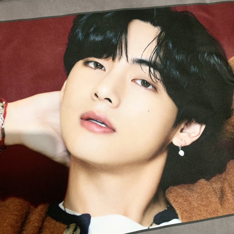 READY STOCK BTS FABRIC POSTER V TAEHYUNG JIN SUGA OFFICIAL WEVERSE BE MERCH MERCHANDISE
