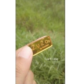 

label akrilik / label murah / label hijab /label gravir
