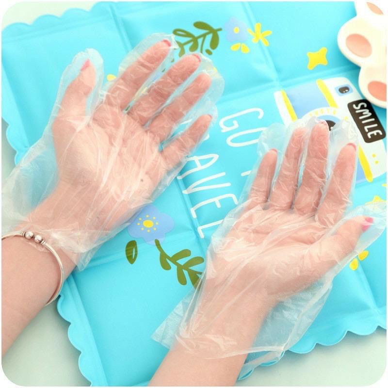 Sarung Tangan Plastik Bening Steril Sekali Pakai / Hand Gloves