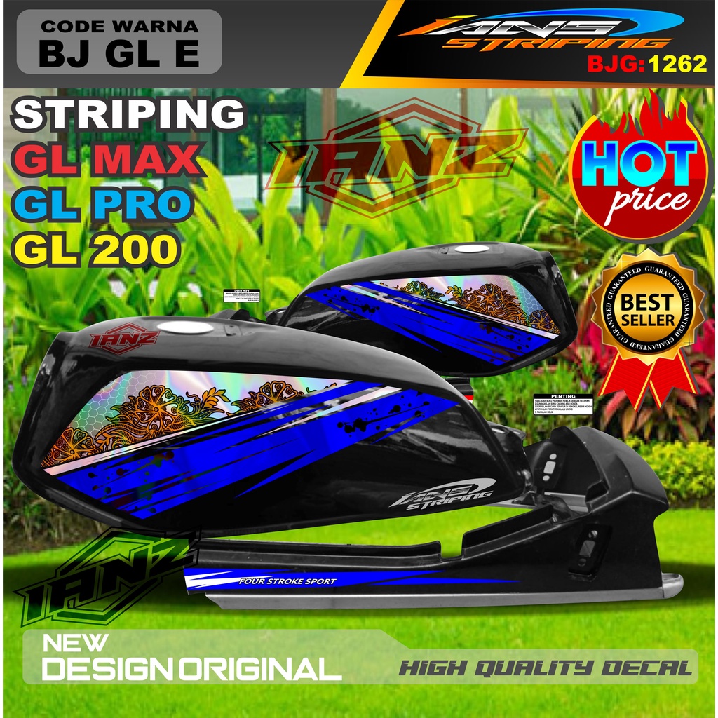 STRIPING GL MAX / VARIASI STIKER GL PRO GL 2000 / STIKER HOLOGRAM