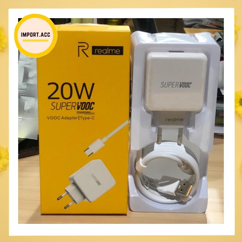 CHARGER REALME ORIGINAL TYPE C SUPER VOOC / CHARGER REALME MICRO USB ORIGINAL FAST