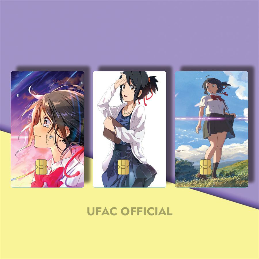COVER ATM CARD ANIME MIKI OKUDERA KIMI NO NA WA NCDGQ/YG9YU/ SKIN CARD POPULER ANIME KIMI NO NA WA /