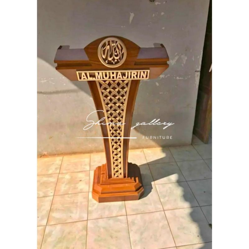 Podium pidato / Podium kayu jati mebel jepara
