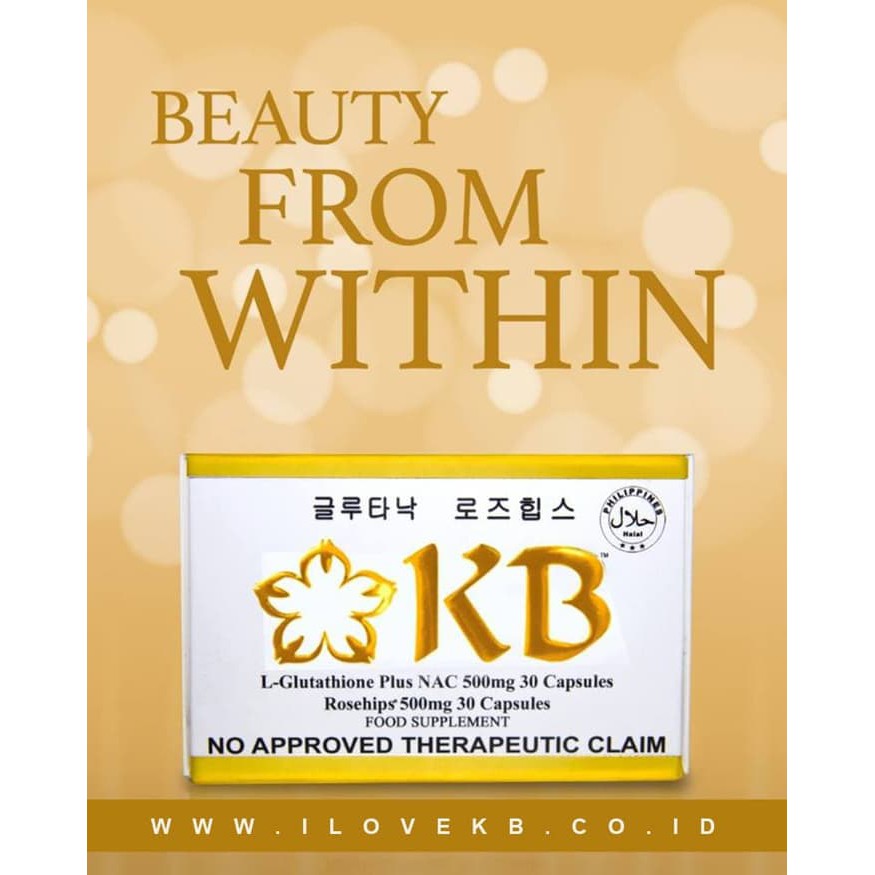 KB GLUTATHIONE + NAC WITH ROSEHIP VITAMIN C (30 DAYS SUPPLY)
