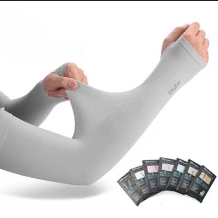 UV Protection Arm Sleeves Sarung Tangan Lengan Driving Sports