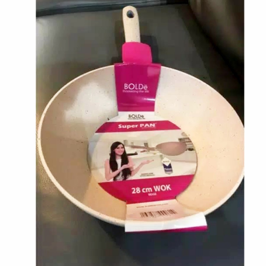 Wok 28 cm keramik Super PAN BOLDe
