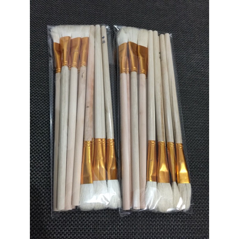 Kuas kayu Mini Sedang untuk mengoles kue kering nastar 1 pcs