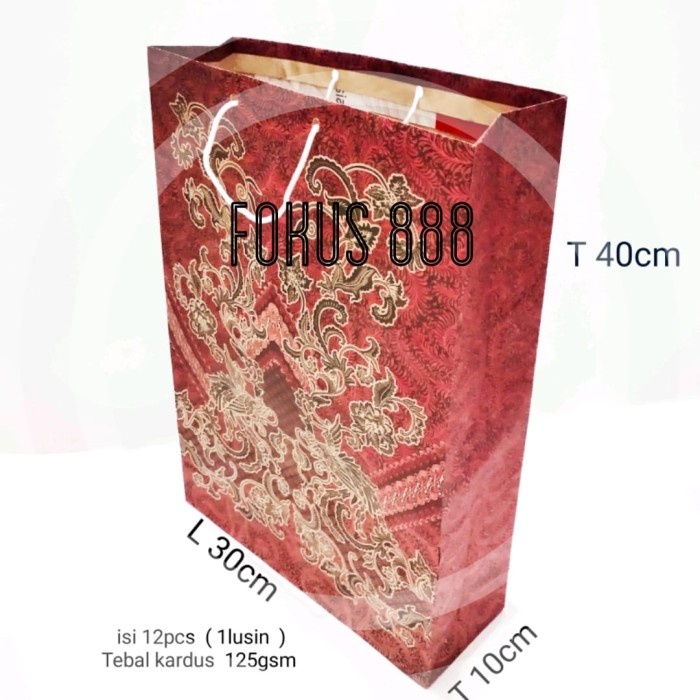 

paperbag batik besar bag 30cm x 40cm x10cm ,tas kertas souvenir