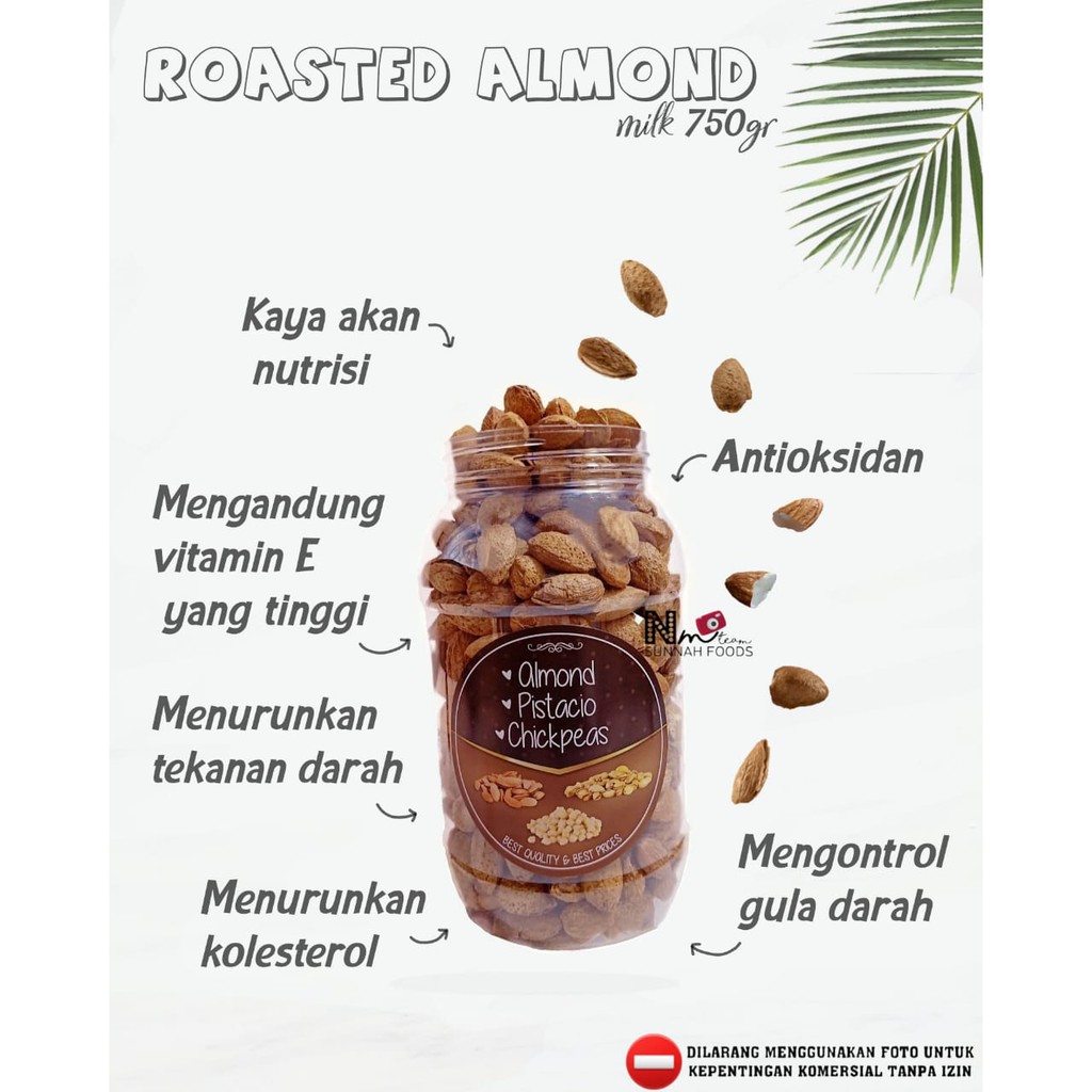 

Roasted Almond Milk Toples 750gr