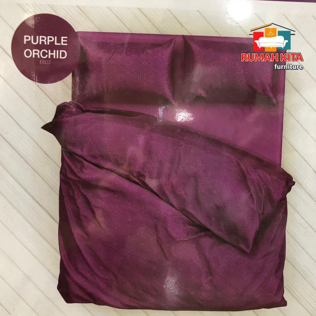Sprei Kendra Polos 160x200 / Sprei Warna Maroon Ungu Merah Putih