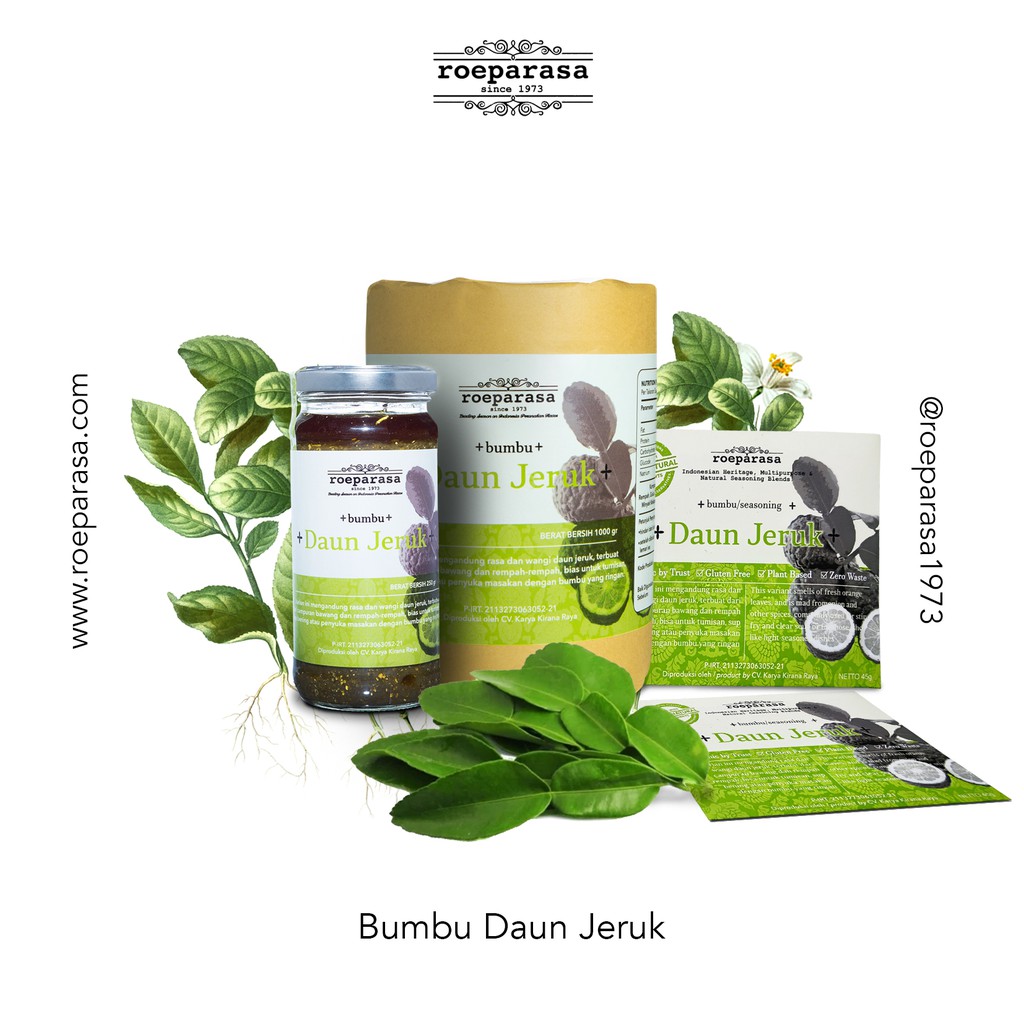 

Roeparasa Bumbu Instan Organik Daun Jeruk 250gr