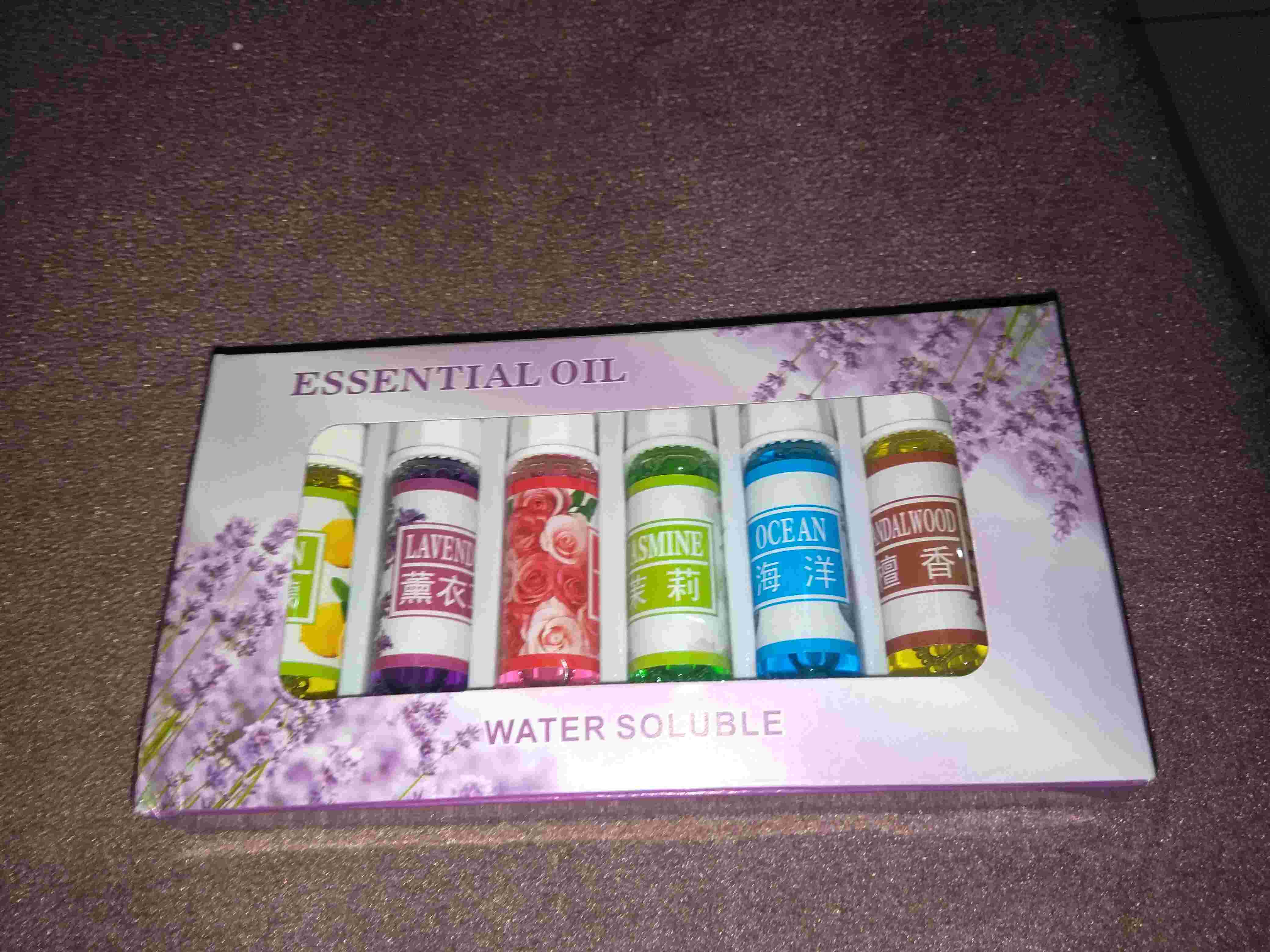 Paket Aromatherapy Essential Oils Diffuser Humidifier 5ml Mixing 6 Pcs