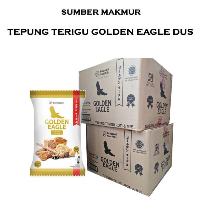 

BISA COD TEPUNG TERIGU GOLDEN EAGLE KEMASAN 1 KG DUS