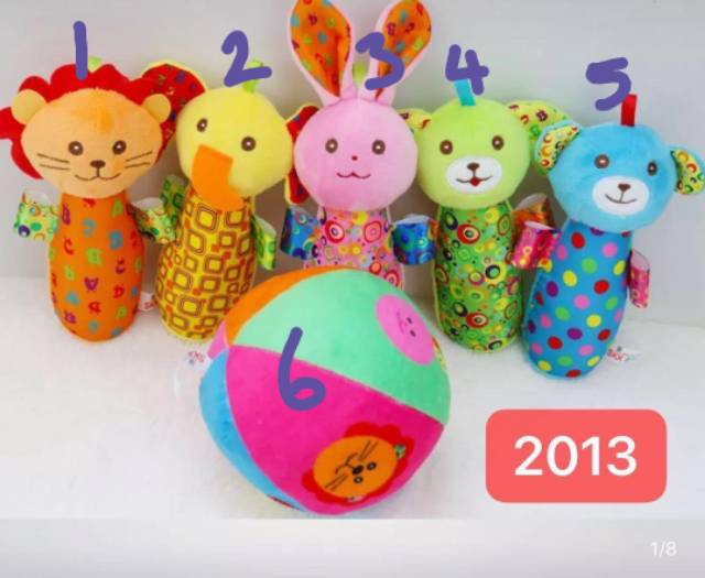 Mainan Boneka Rattle Stick Stik Bayi 3M+