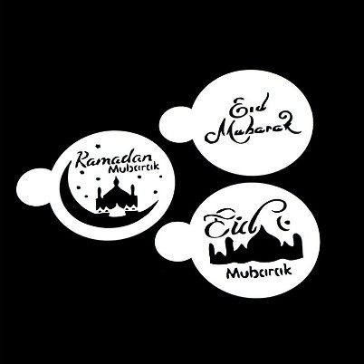 Ramadhan Theme Coffee Stencil (3pcs)