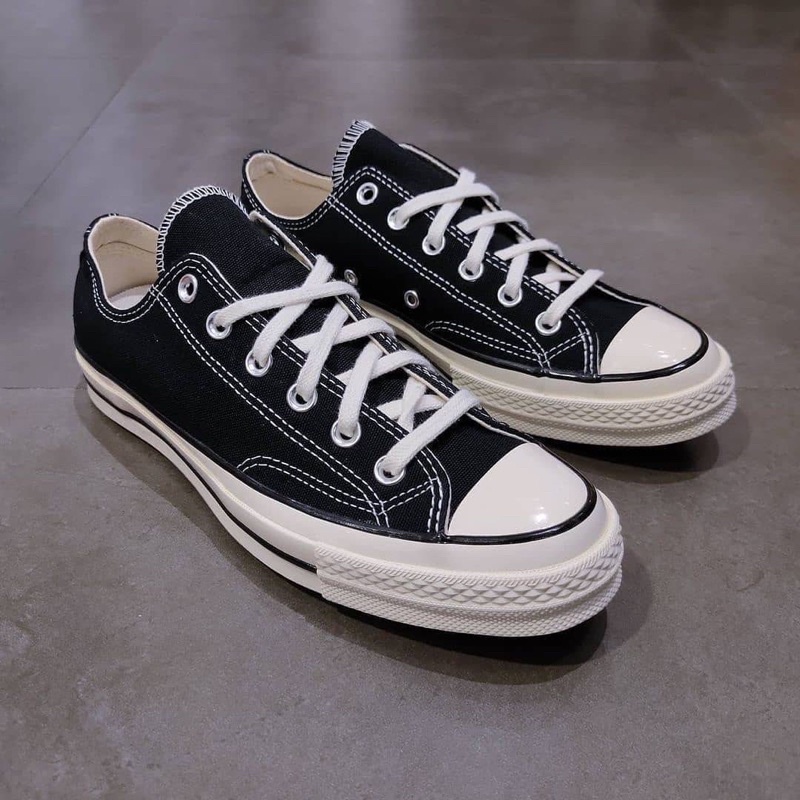 Sepatu Converse 70s low black white