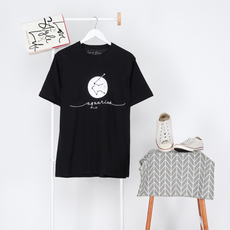 AQUARIUS_ZODIAC_T-SHIRT/KAOS-ZODIAK(APPARELDESIGN)