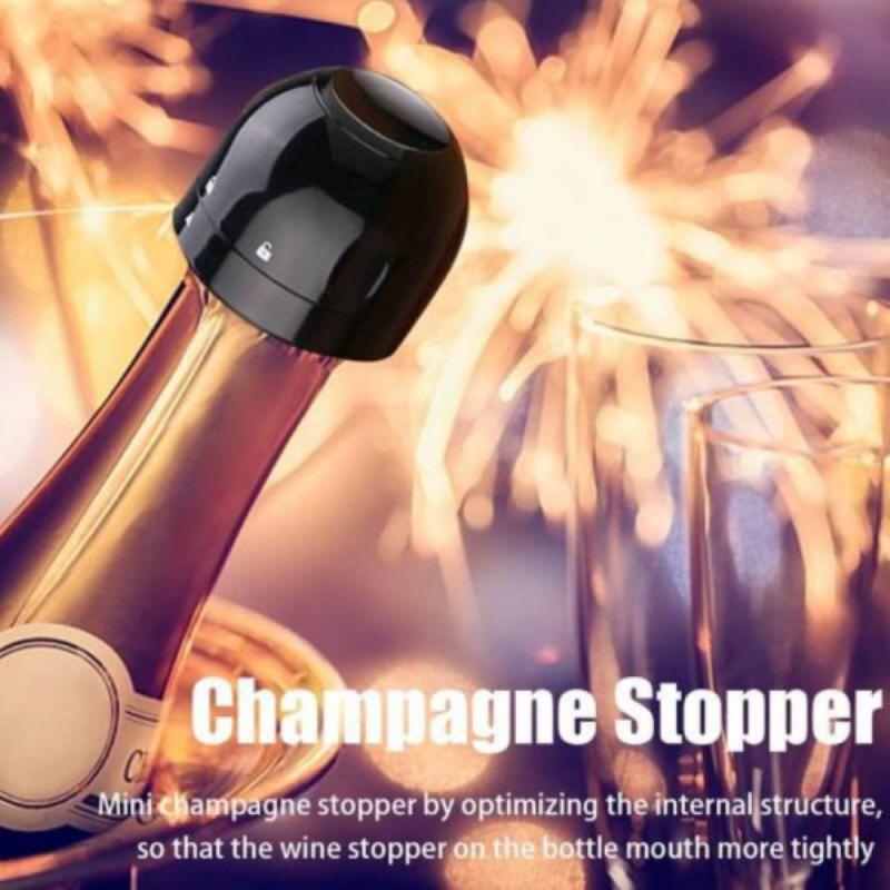 Sealed Champagne Stopper,Red Wine Bottle Preserver Air Pump Vacuum Saver Freshness Stopper Plug