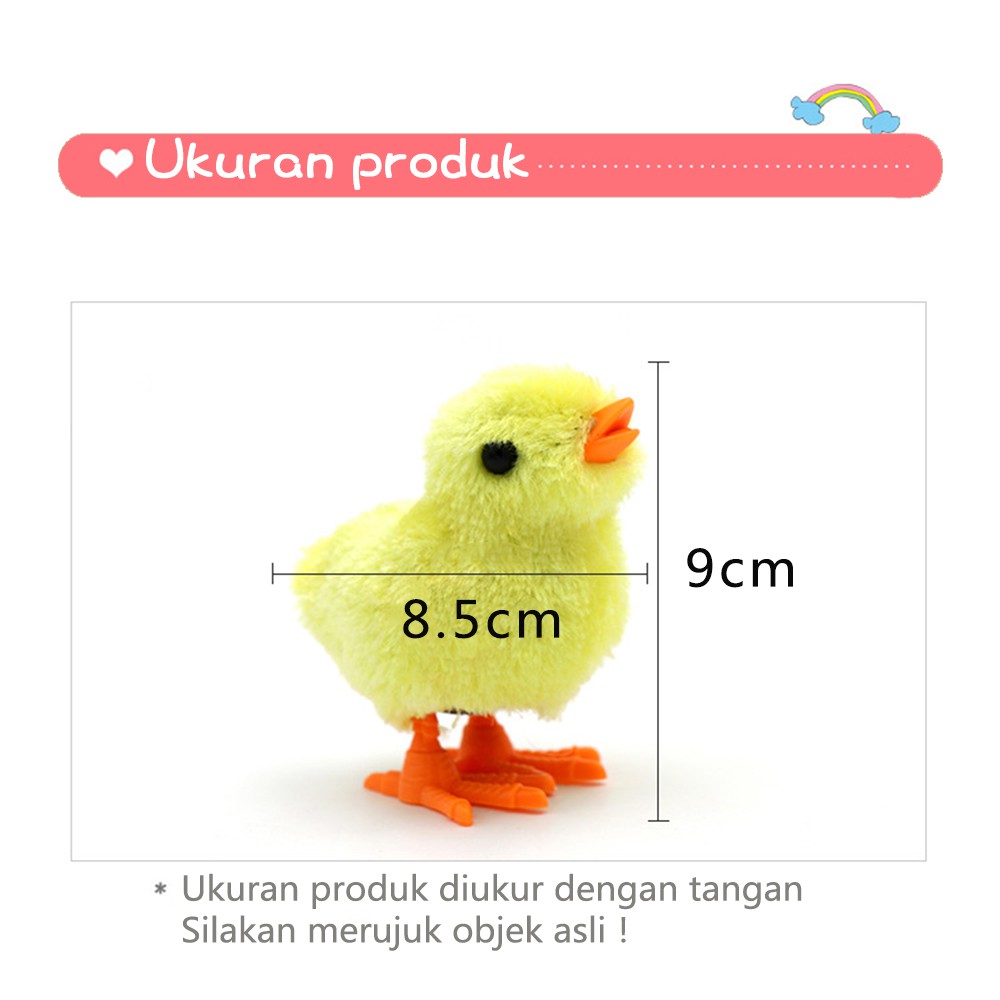 【Stok Baru】 Mainan Ayam yang indah Berjalan otomatis Model ayam