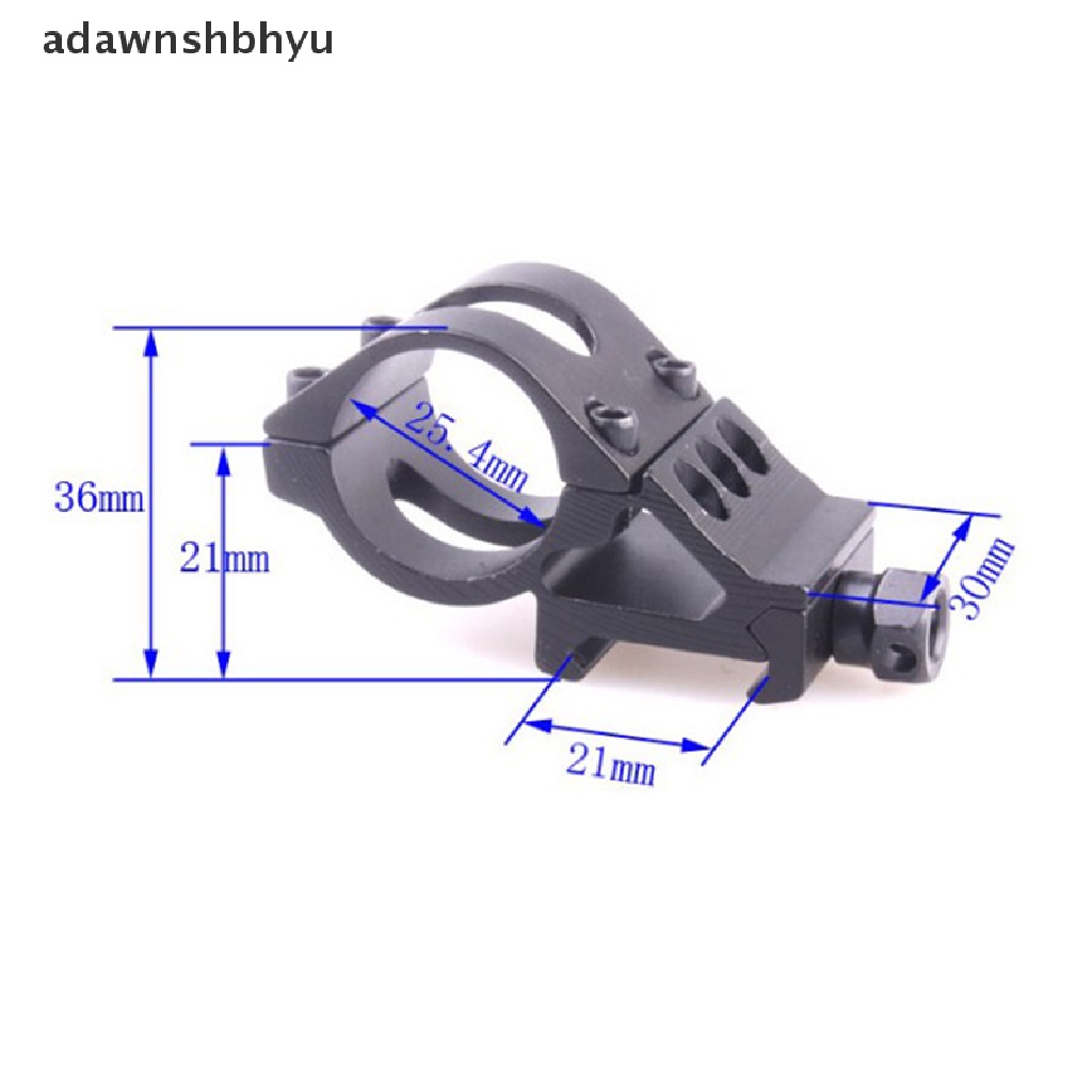 Adawnshbhyu Senter Holder Mount Fit Rail Untuk Tabung 25.4mm Quick Release Base