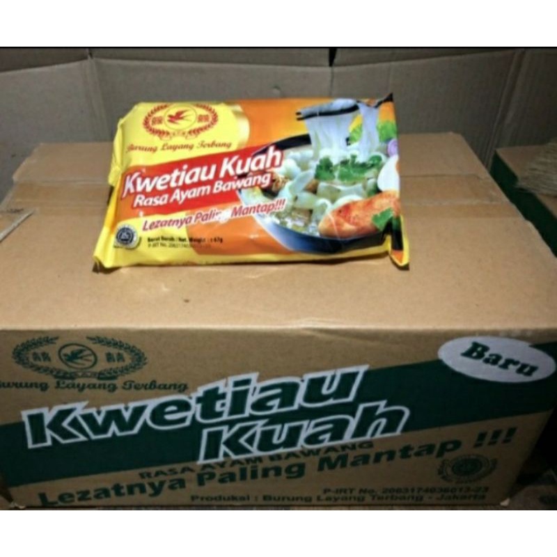 

Kwetiau burung layang terbang rasa ayam bawang 67gr
