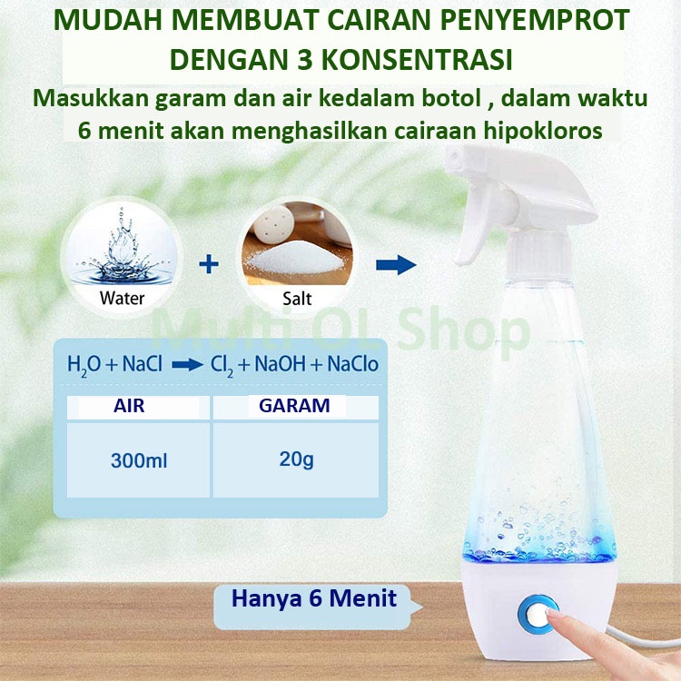 Disinfectant HOCL Generator Pembuat Disinfectant Sodium Hipoklorit