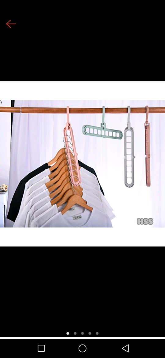 Gantungan Baju 9 In 1 Magic Hanger Gantungan Baju Praktis Hanger Serbaguna Gantungan Hemat Tempat