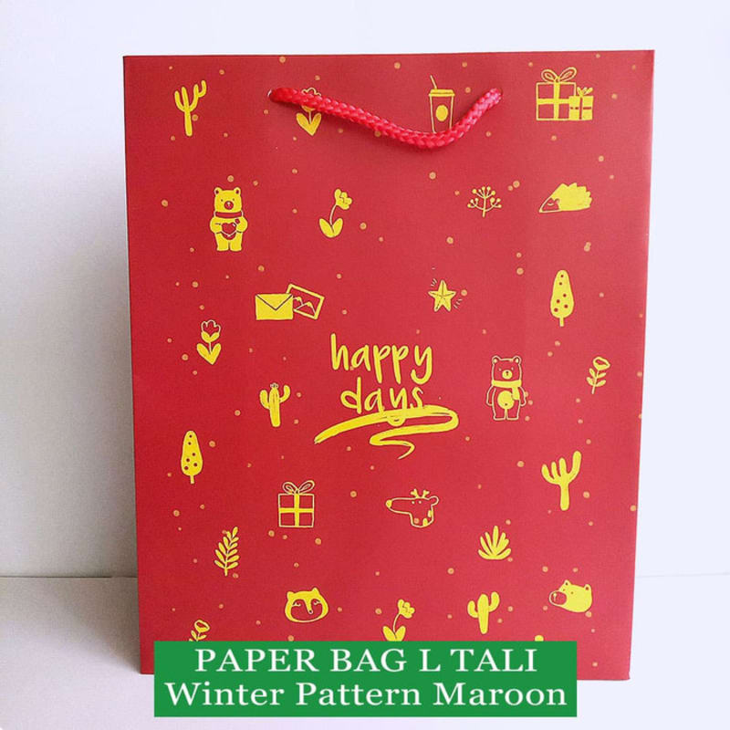 

Paper Bag Tali Motif / Tas Kertas Kado / Tas Ultah- L Fancy