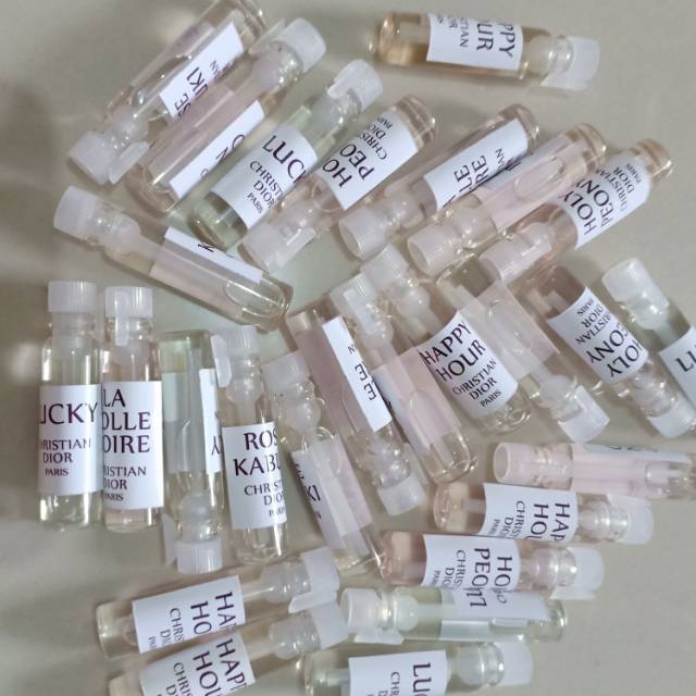 CHTISTIAN DIOR PARFUM VIAL 1ML (paket 5 varian)