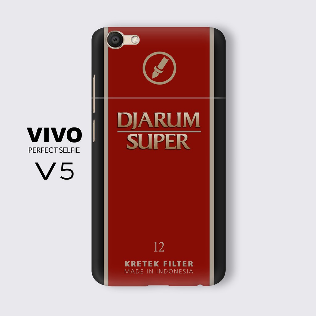 Casing Hard Case Vivo V5 Custom Case Bungkus Rokok Djarum Super