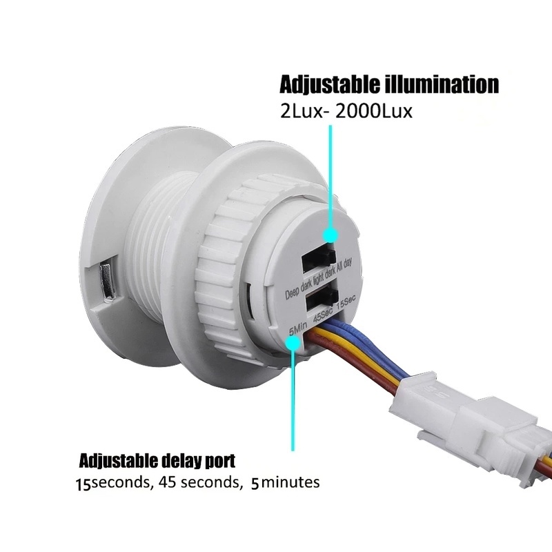 (110V 220v Saklar Sensor Gerak Inframerah Pir 4-6m)