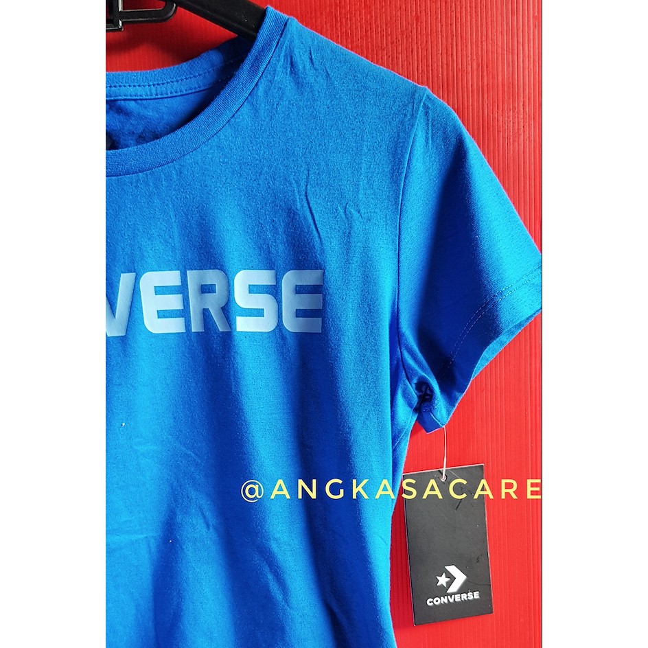 KAOS CONVERSE CEWEK KAOS OLAHRAGA CONVERSE ORIGINAL CONVERSE WOMEN TSHIRT