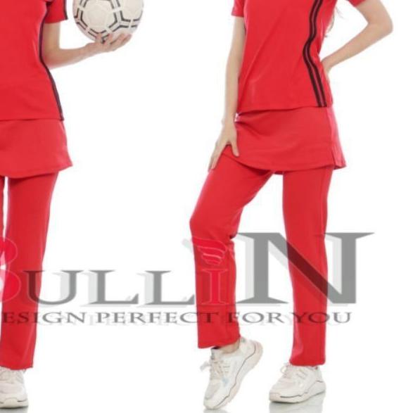 ✼ Set senam wanita celana rok baju pendek | Bullin ✻