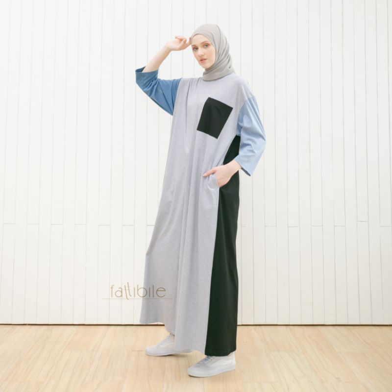 Adema Long Dress - Gamis Casual - Pakaian Muslim