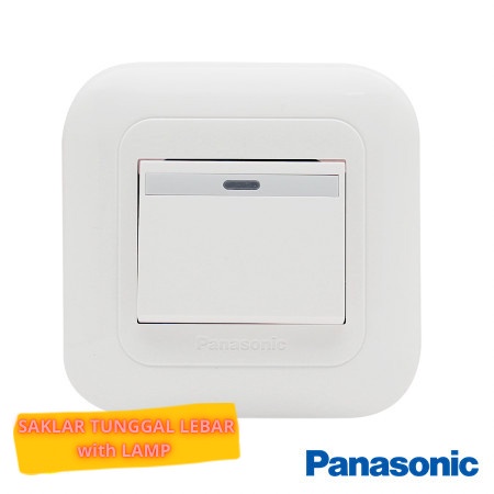 Saklar Tunggal LEBAR NYALA LAMPU / Engkel Panasonic WEJ 5581