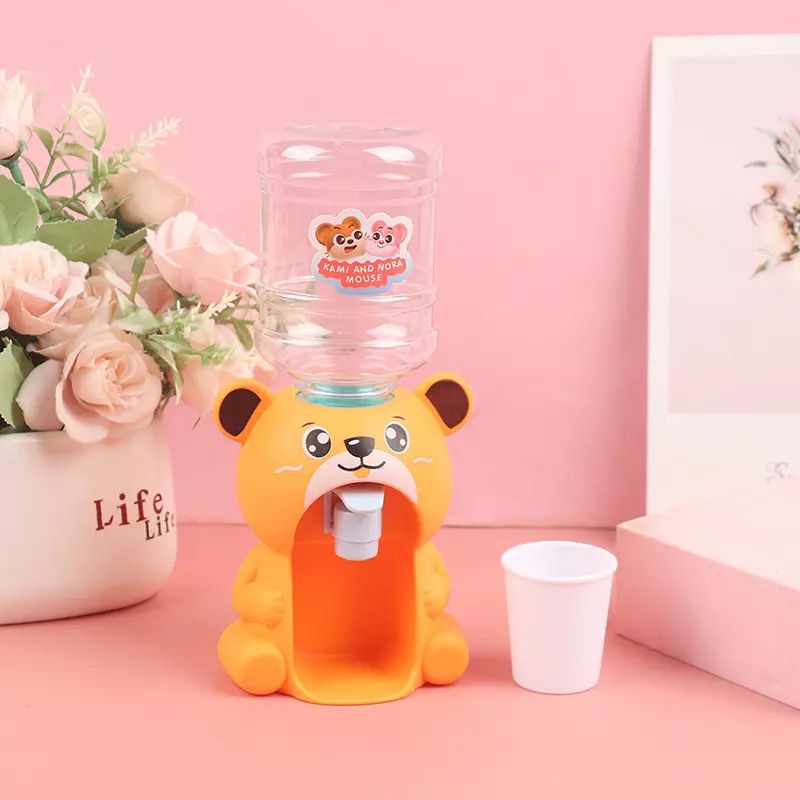 Berkat Dispenser Mini Galon Portable Anak Air Minum Karakter Kodok Keropi Katak Bebek Dispenser Anak
