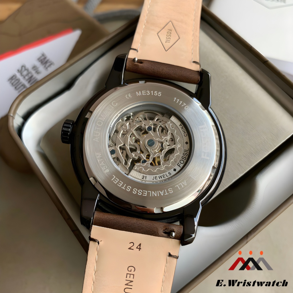 JAM TANGAN PRIA FOSSIL ORIGINAL ME3155 ORIGINAL GARANSI COD